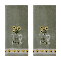 Enjoy 2-Piece Hand Towel Set, Gray