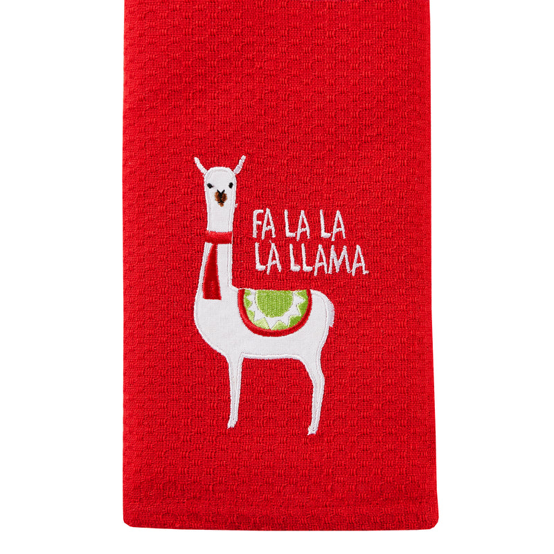 Fa La Llama 2-Piece Dish Towel Set, Multi
