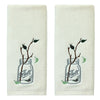 Fall Jar 2-Piece Hand Towel Set, Natural