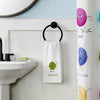 Nervous/Excited 2-Piece Hand Towel Set, White