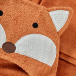 Forest Animals Hooded Towel, Orange