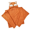 Forest Animals Hooded Towel, Orange