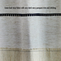 Frayser Fabric Shower Curtain, Linen