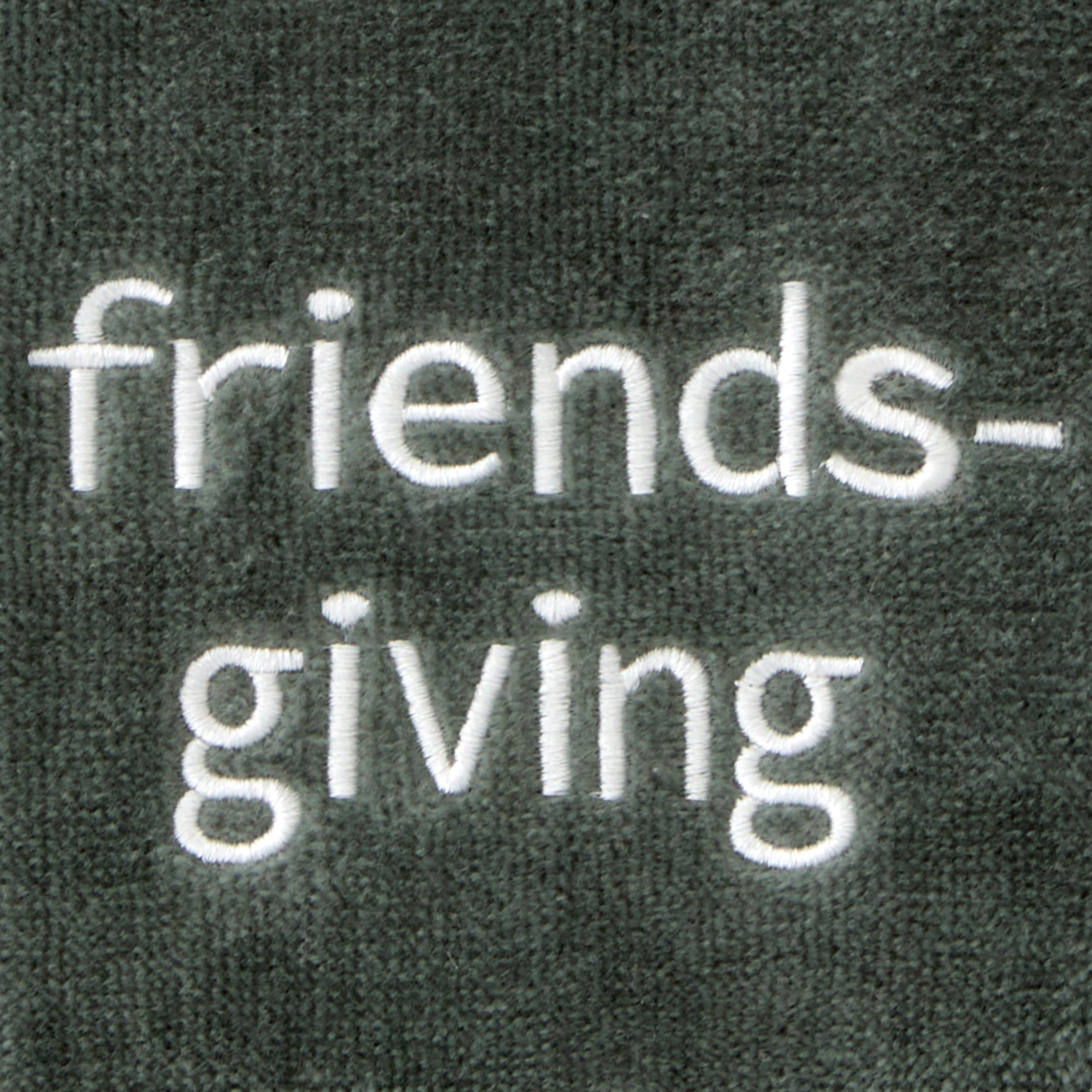 Friendsgiving 2-Piece Hand Towel Set, Green