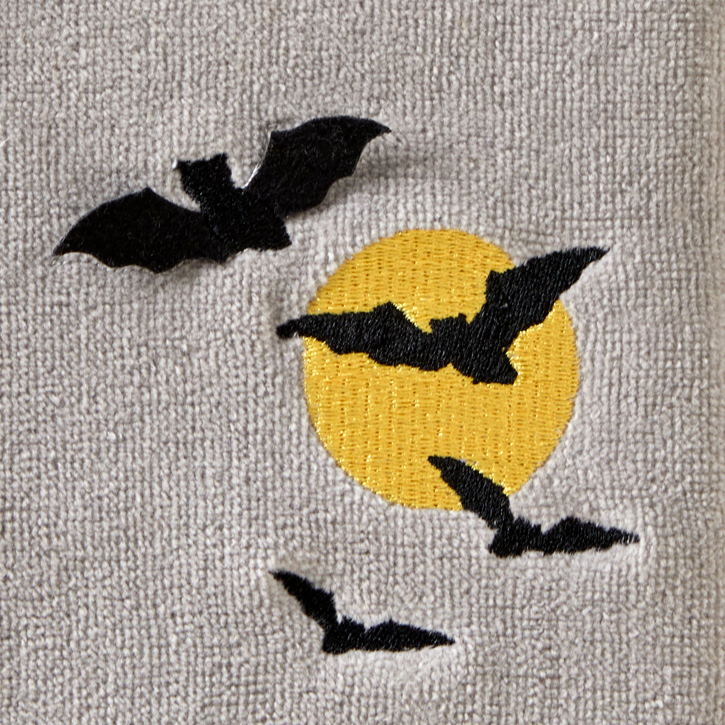 Full Moon Flight 2-Piece Hand Towel Set, Gray