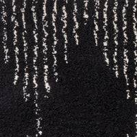 Geo Diamond Tufted Rug, Black