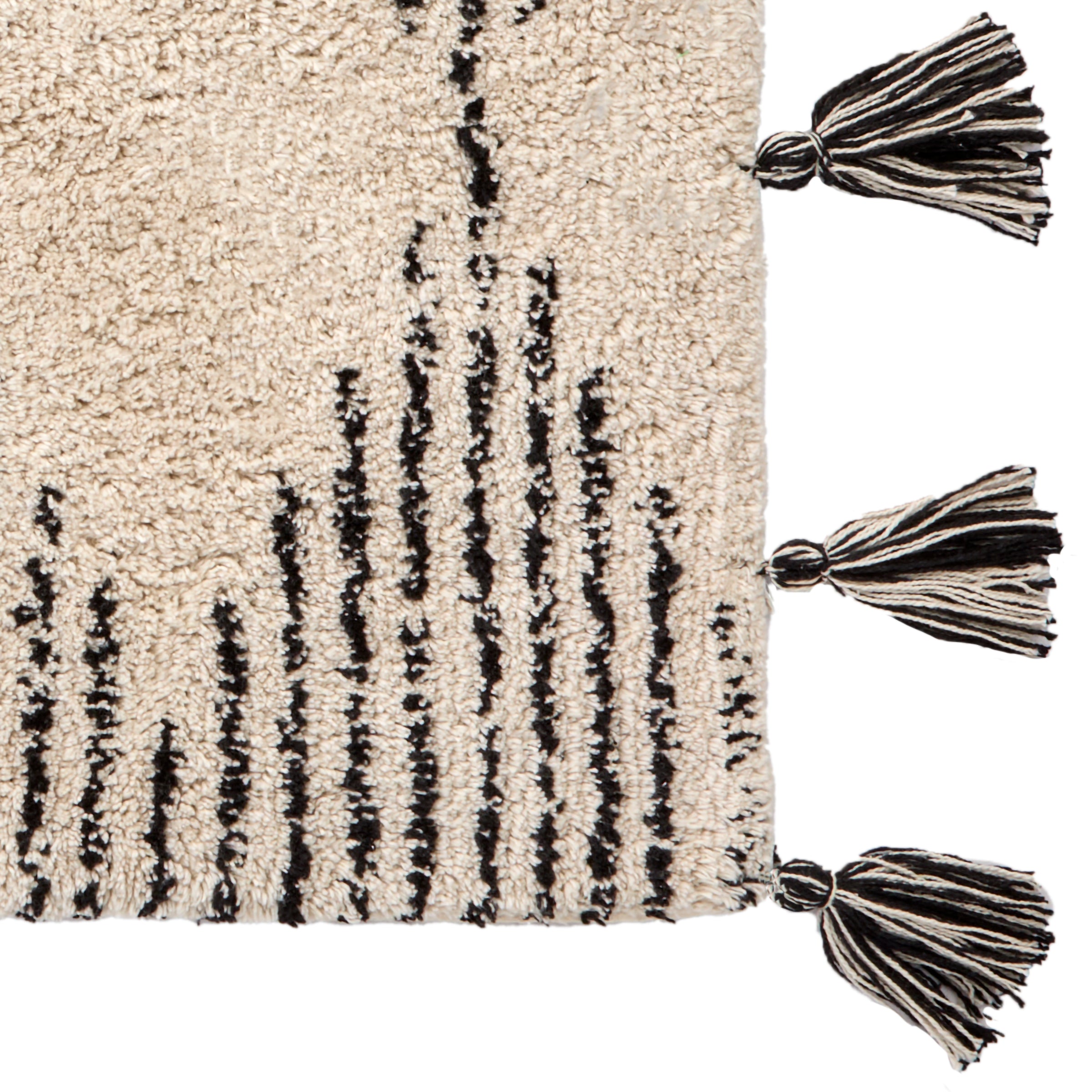 Geo Diamond Tufted Rug, Tan