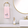 Ghost Cat Towel 2-Piece Hand Towel Set, Pink