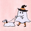 Ghost Walking Dog 2-Piece Hand Towel Set, Pink