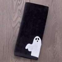Ghost 2-Piece Hand Towel Set, Black