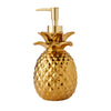 Gilded Pineapple Lotion/Soap Dispenser, Gold