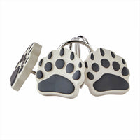 Grand Teton Shower Curtain Hooks, Black/Ivory