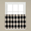 Grandin Window Tier Pair, Black/Natural, 57" x 36"