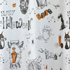 Happy Halloween PEVA Shower Curtain & Hook Set, Multi