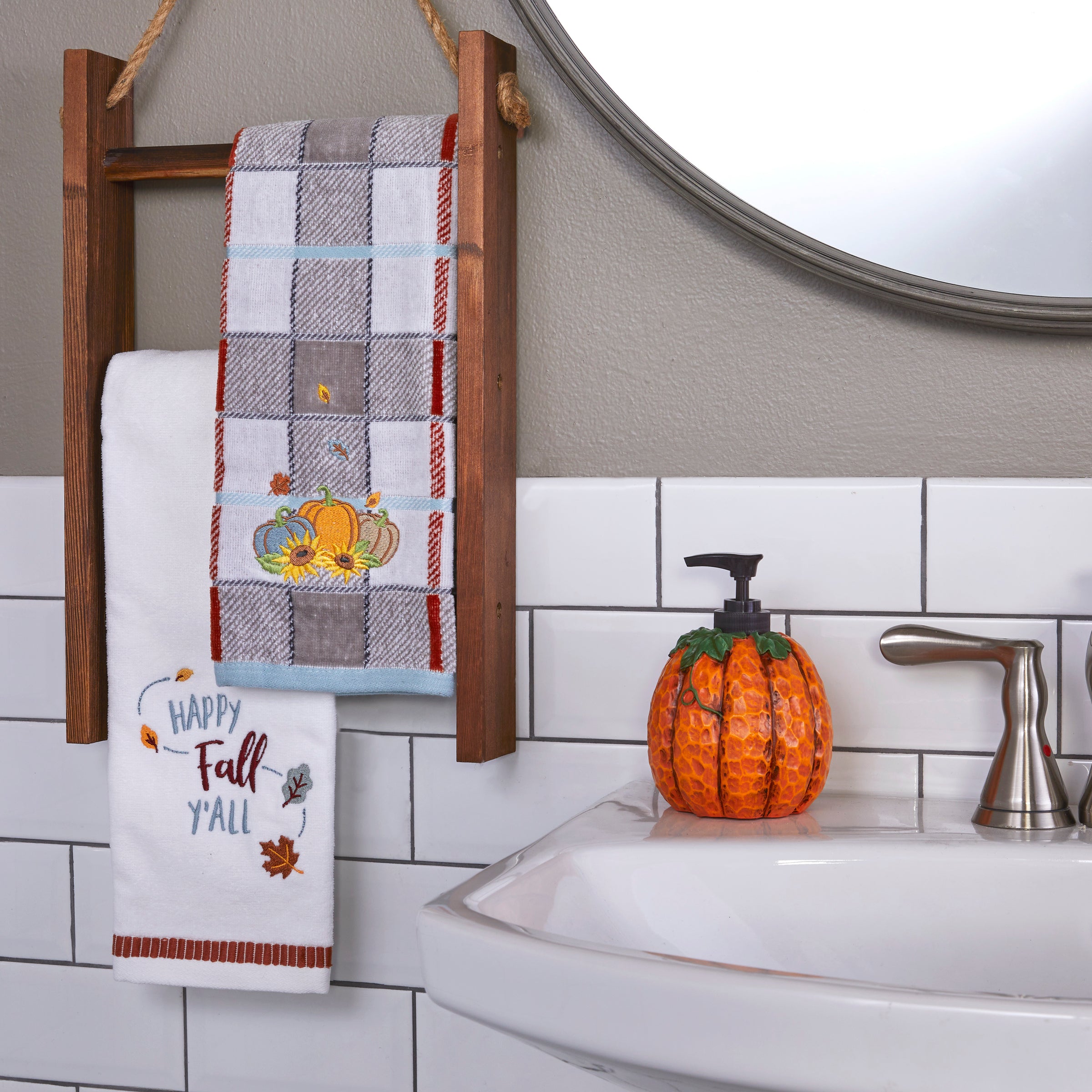 Harvest Bounty Pumpkin Lotion/Soap Dispenser, Multi