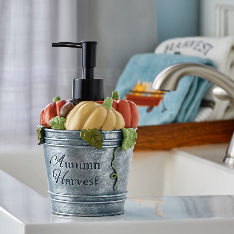 Harvest Bucket Lotion/Soap Dispenser, Multi