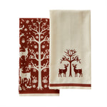 Vern Yip by SKL Home Harvest Otomi 2-Piece Dish Towel Set, Rust