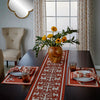 Vern Yip by SKL Home Harvest Otomi 4-Piece Placemat Set, Rust