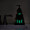 Haunted House Glow-In-The-Dark Lotion/Soap Dispenser, Black