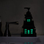 Haunted House Glow-In-The-Dark Lotion/Soap Dispenser, Black