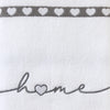 Heart In Home 2-Piece Jacquard Hand Towel Set, White
