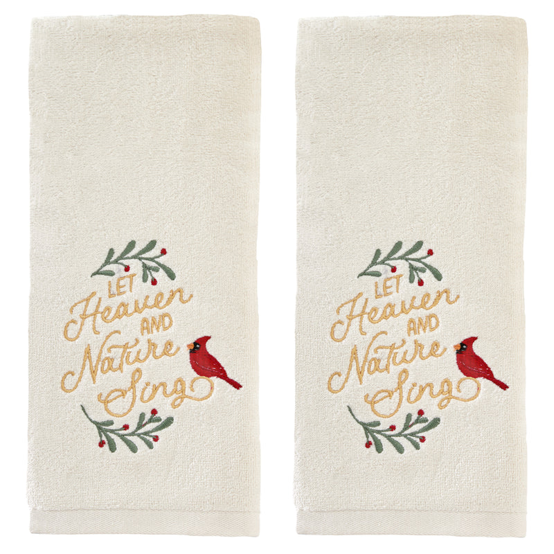 Heaven & Nature 2-Piece Hand Towel Set, Natural