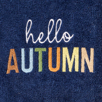 Hello Autumn 2-Piece Hand Towel Set, Navy/Multi