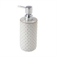Hobnail Lotion/Soap Dispenser, Cream/Natural