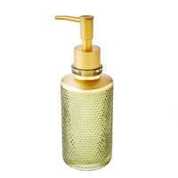 Vern Yip by SKL Home Paris Hobnail Glass Lotion/Soap Pump, Sage