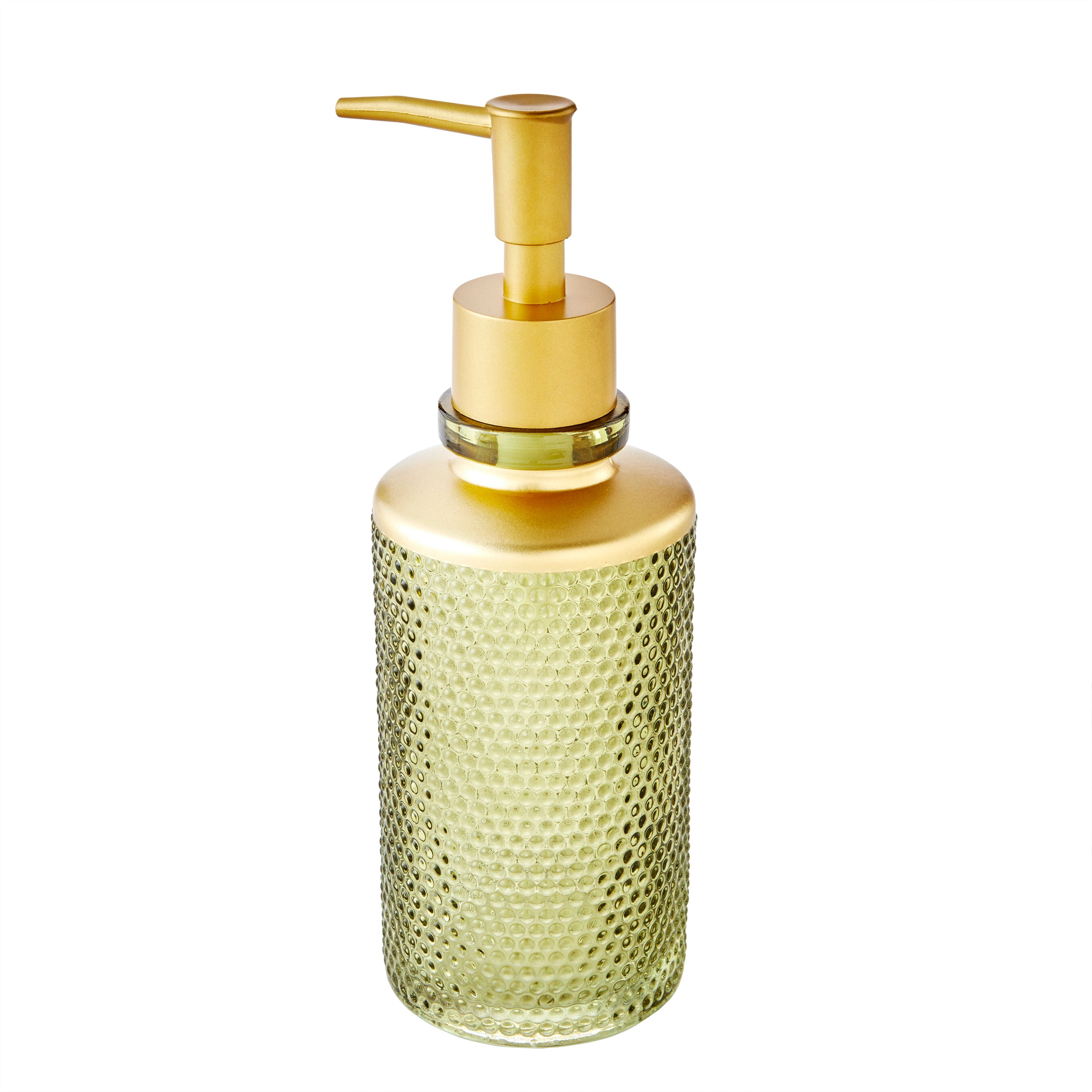 Vern Yip by SKL Home Paris Hobnail Glass Lotion/Soap Pump, Sage