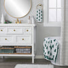 Holiday Trees 4pc Bath & Hand Towel Set, Green/White