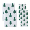 Holiday Trees 4pc Bath & Hand Towel Set, Green/White