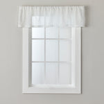 Isabella Lace Window Valance, White, 56" x 13"