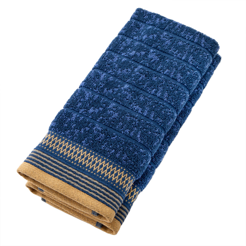 Juxtapose 2-Piece Hand Towel Set, Ink