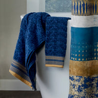 Juxtapose Bath Towel, Ink