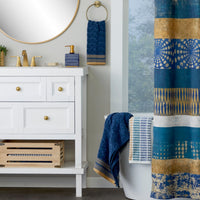 Juxtapose 2-Piece Hand Towel Set, Ink