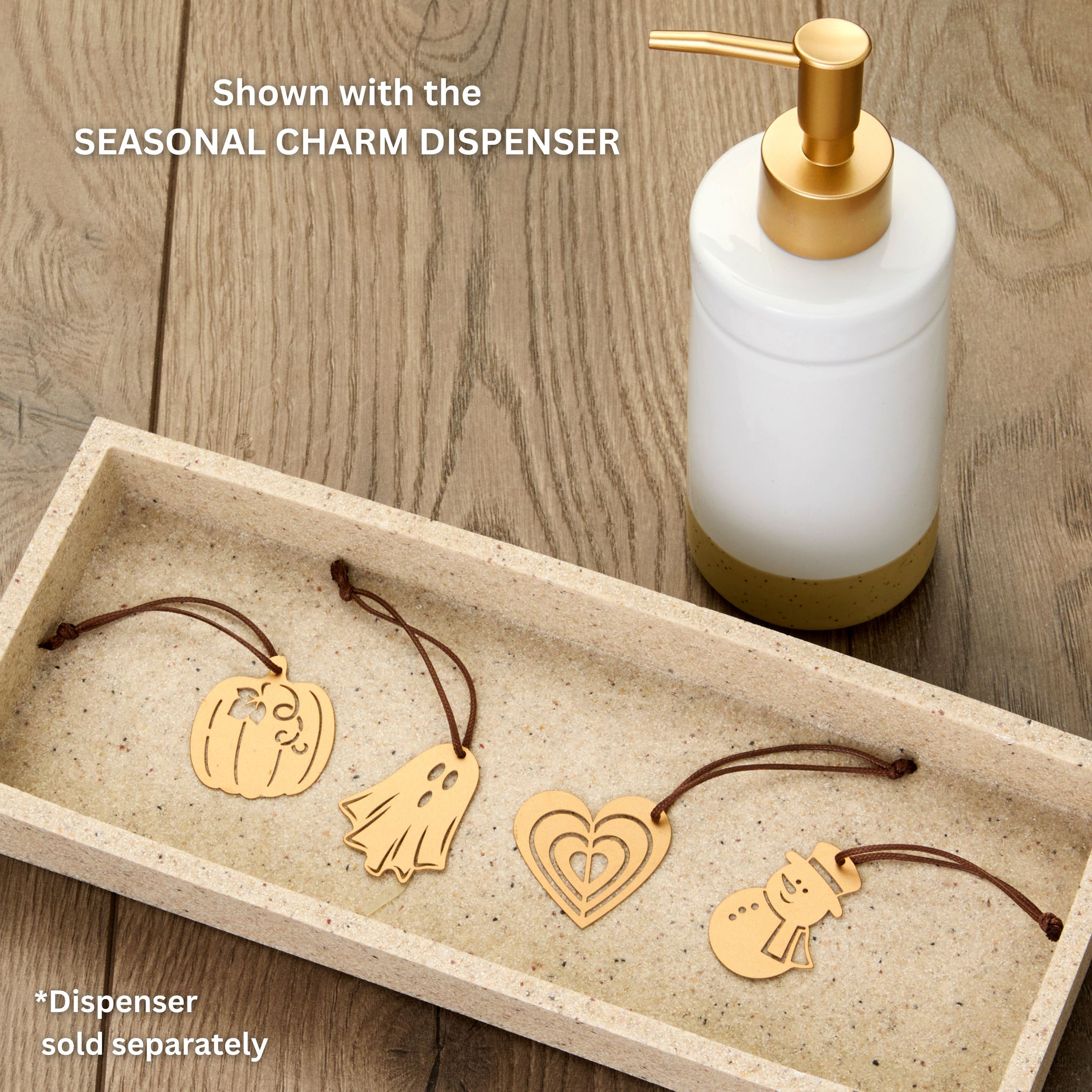 Seasonal Charm 4-Piece Attachment Set, Warm Gold