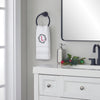 Wreath Monogram “L" 2-Piece Hand Towel Set, White