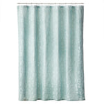 Vern Yip by SKL Home Leaf Silhouette Fabric Shower Curtain, Aqua