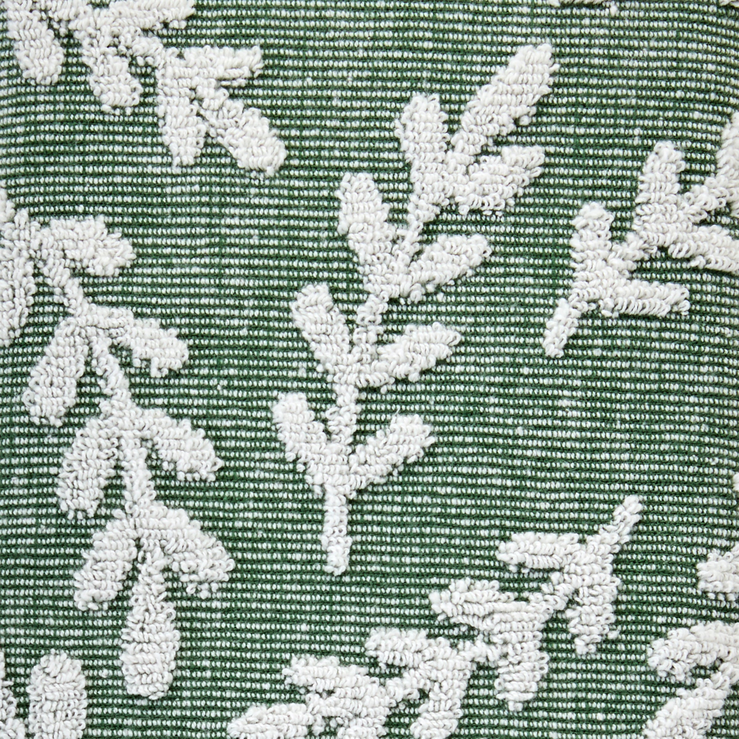 Leaf Sprig 2-Piece Hand Towel Set, Spruce