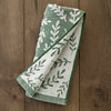 Leaf Sprig 2-Piece Hand Towel Set, Spruce