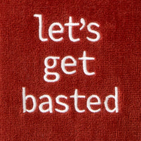 Let's Get Basted 2-Piece Hand Towel Set, Spice