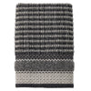 Lewis Jacquard Bath Towel, Black/Linen