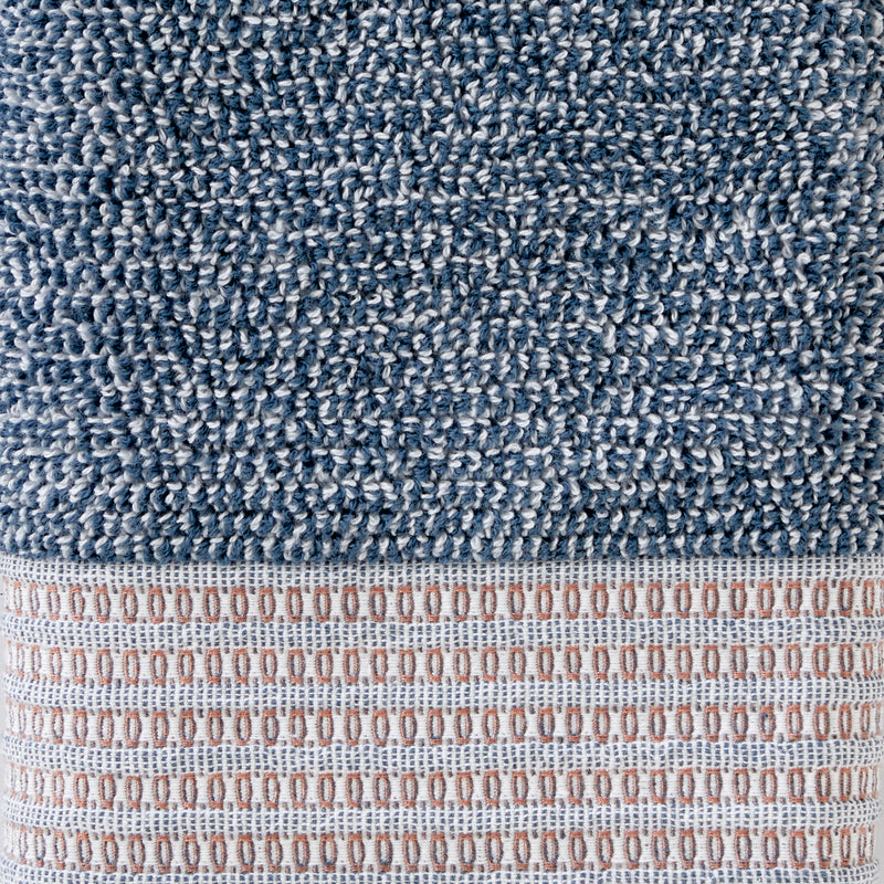 Lincoln Park 2-Piece Turkish Cotton Hand Towel Gift Set, Navy