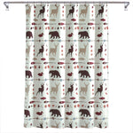 Lodge Life Fabric Shower Curtain, Multi