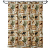 Lodge Memories Fabric Shower Curtain, Multi