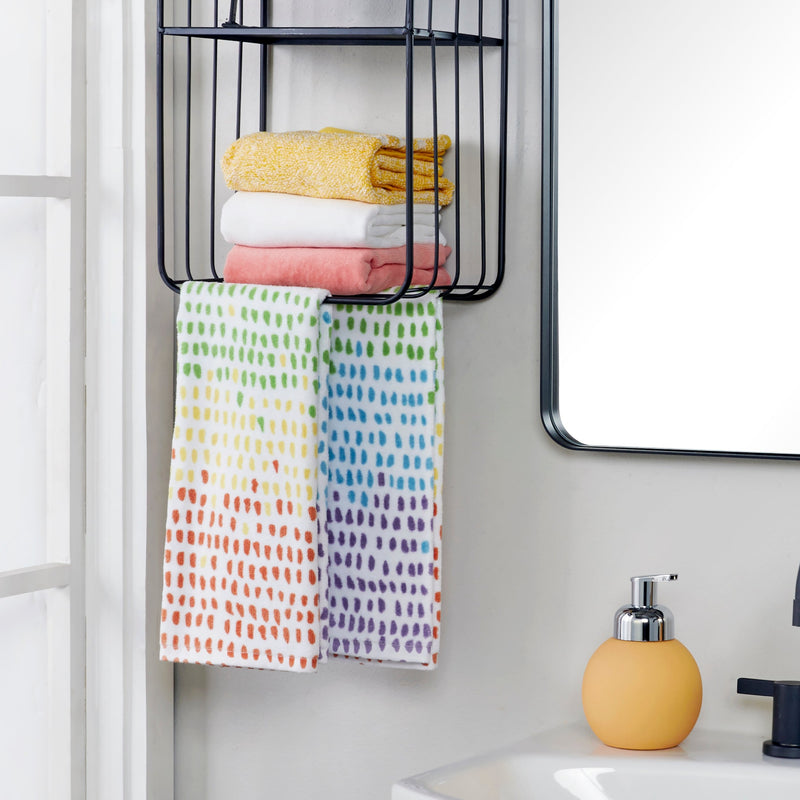 Mad Dash 2-Piece Hand Towel Set, Multi