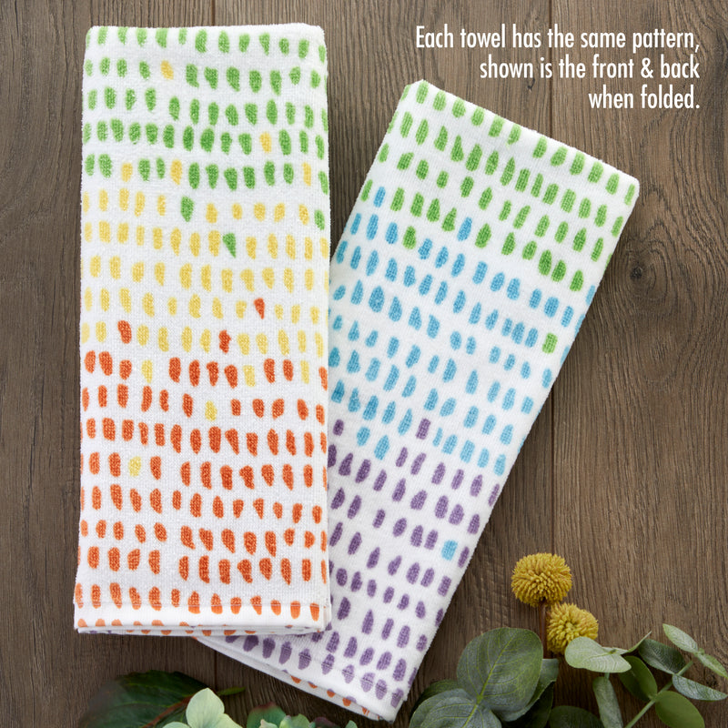 Mad Dash 2-Piece Hand Towel Set, Multi