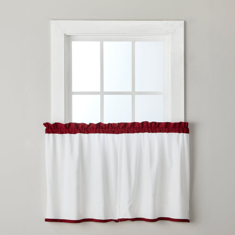 Marrisa Window Tier Pair, Berry, 56" x 24"