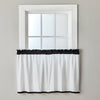 Marrisa Window Tier Pair, Black, 56" x 24"